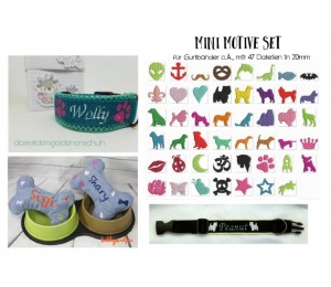 Stickserie - Mini Motive für Gurtbänder o.Ä.